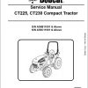 Bobcat Compact Tractor CT225 CT230 Service Manual6986526 1