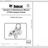 Bobcat Compact Tractor CT225 Operation Maintenance Manuals 1