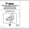 Bobcat Compact Tractor CT335 Operation Maintenance Manuals 1