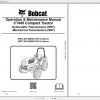 Bobcat Compact Tractor CT445 Operation Maintenance Manuals 1