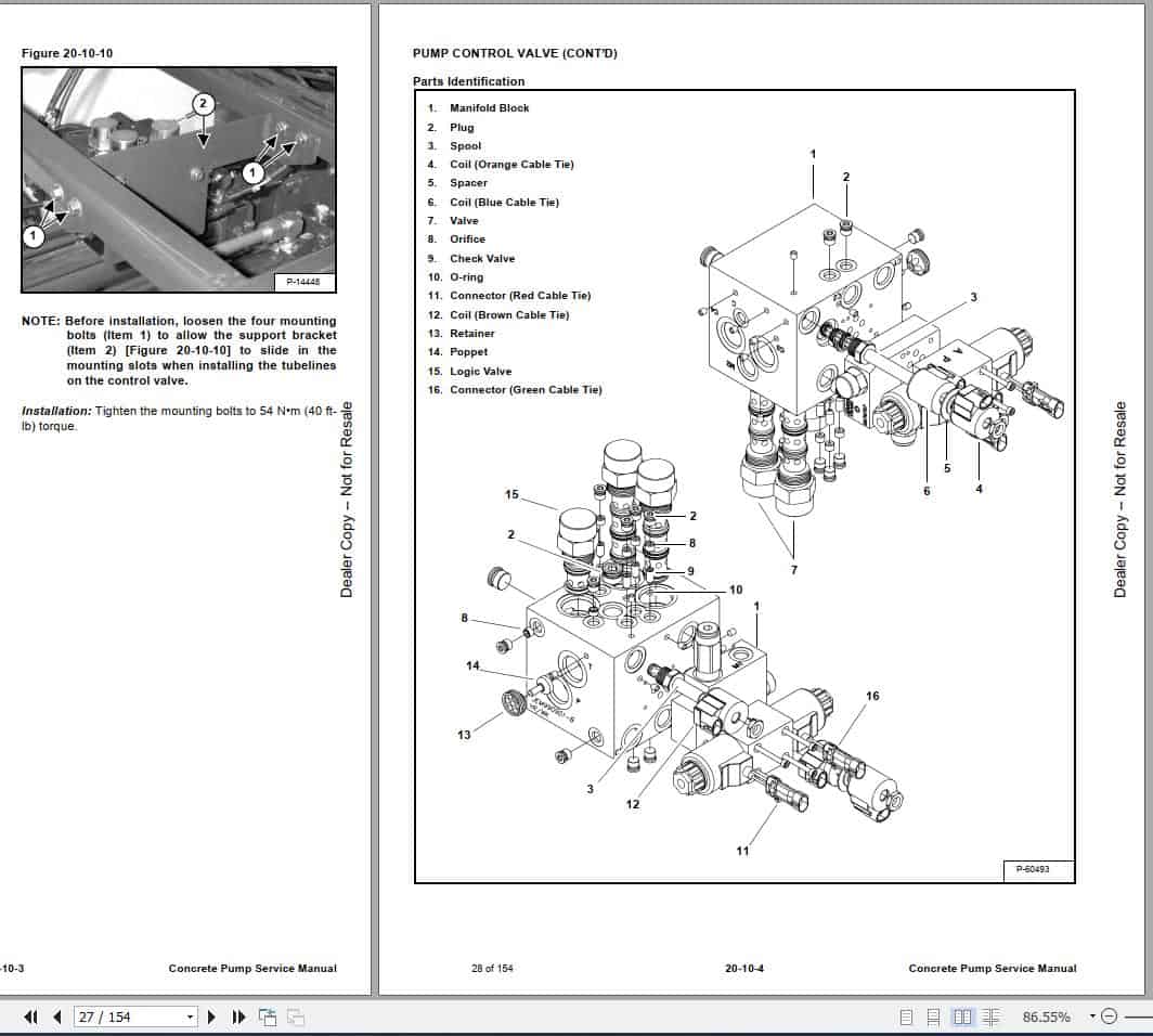 Bobcat Concrete Pump Service Manual6903713 3 1