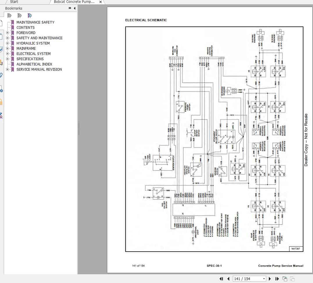 Bobcat Concrete Pump Service Manual6903713 4
