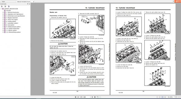 Bobcat Diesel Engine D24 DIPP Service Manual7270395 4