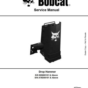 Bobcat Drop Hammer Service Manual6902721 1