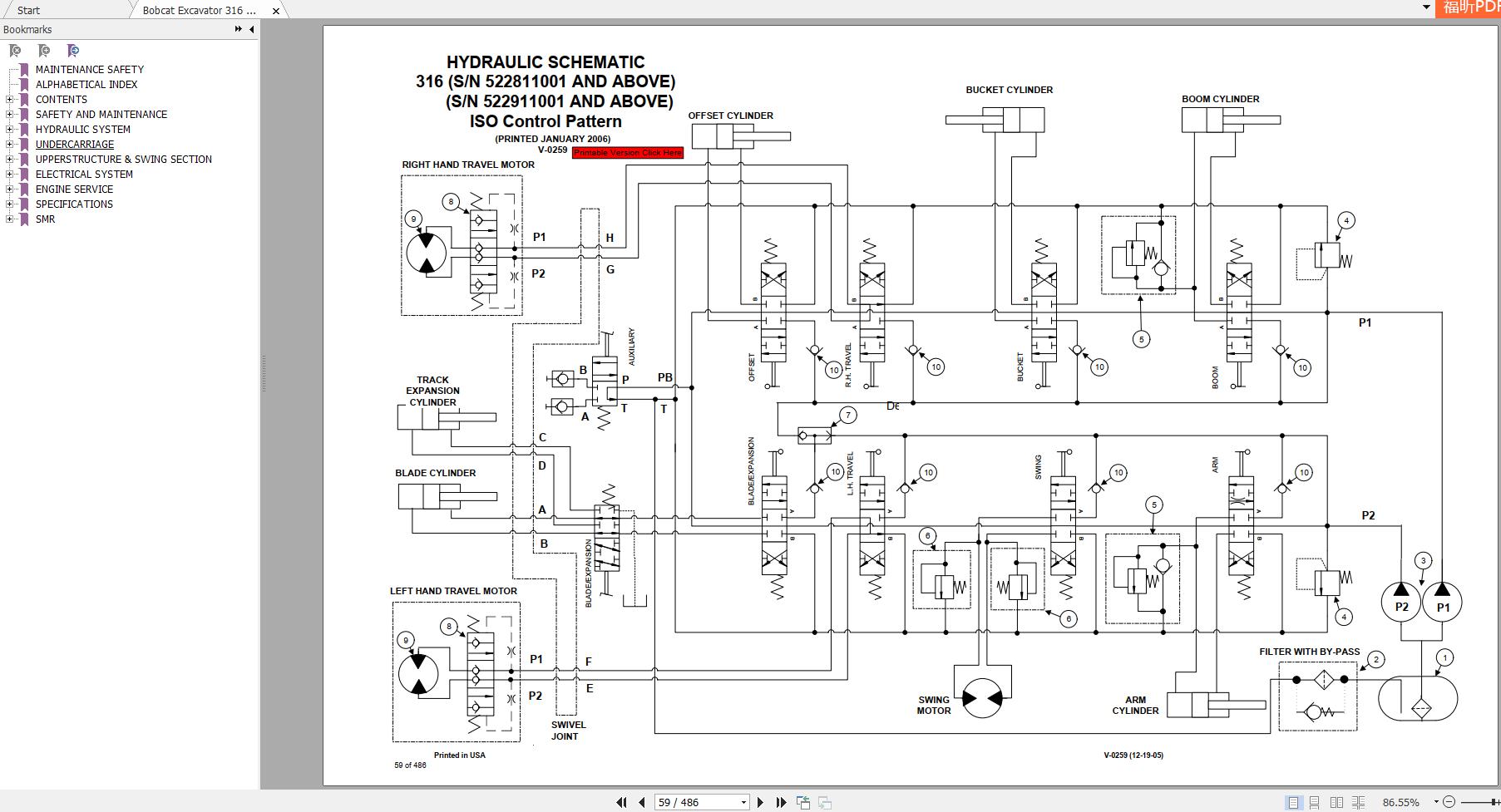 Bobcat Excavator 316 Service Manual_6902285 - Auto Repair Software-Auto