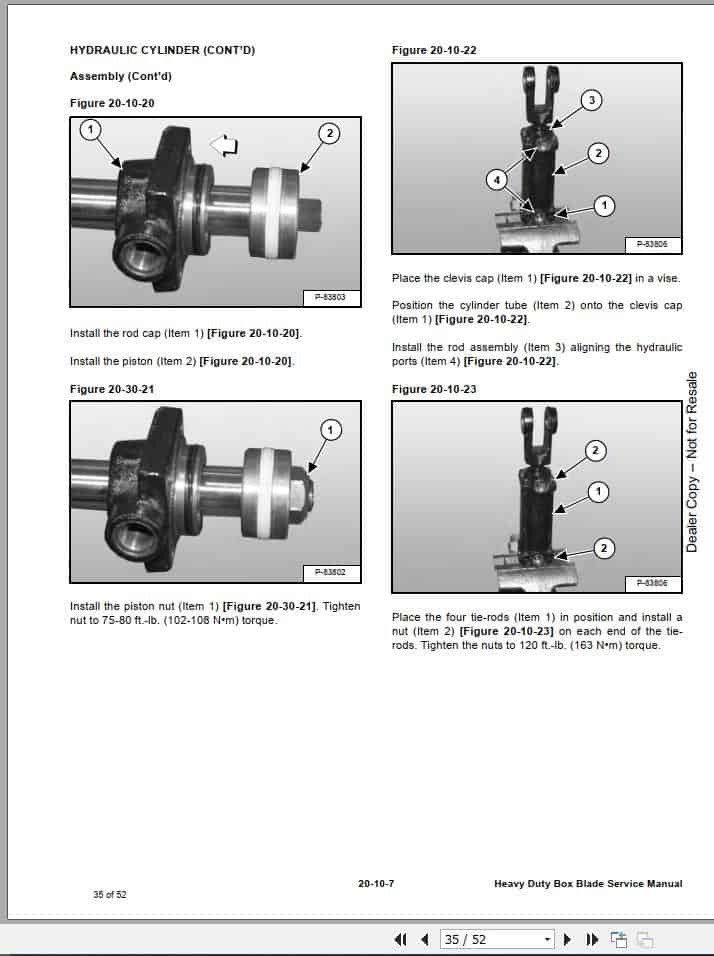 Bobcat Heavy Duty Box Blade Service Manual6987242 3
