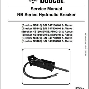 Bobcat Hydraulic Breaker NB Series Service Manual7357566 1