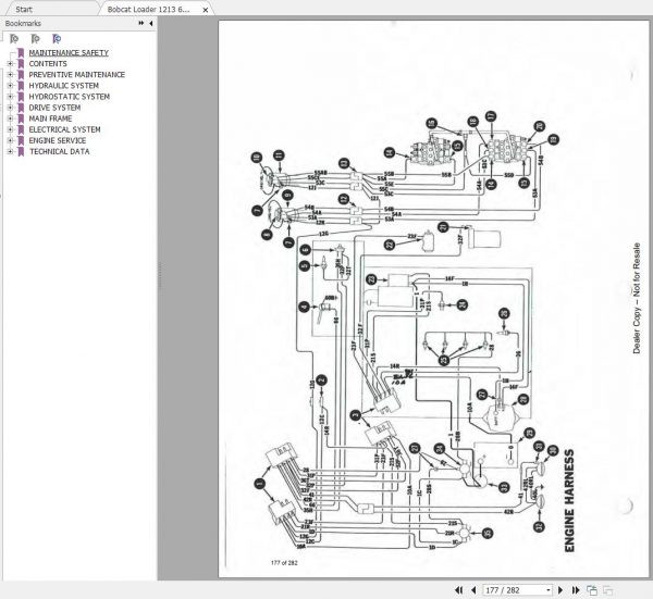 Bobcat Loader 1213 Service Manual6570156 4