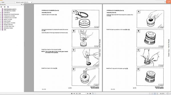 Bobcat Loader 653 Service Manual6724493 3
