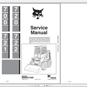 Bobcat Loader 700 720 721 722 Service Manual6556619 1