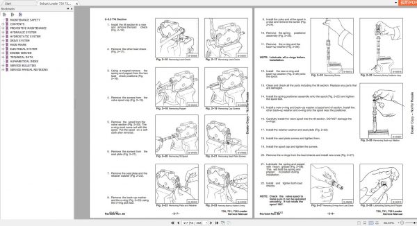 Bobcat Loader 730 731 732 Service Manual6556583 4