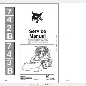 Bobcat Loader 742B 743B Service Manual6720772 1