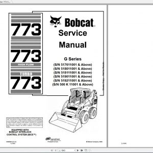 Bobcat Loader 773 Service Manuals 1