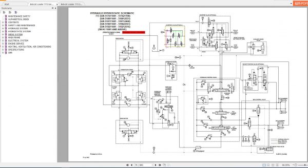 Bobcat Loader 773 Service Manuals 4