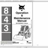 Bobcat Loader 843 Operation Maintenance Manuals 1