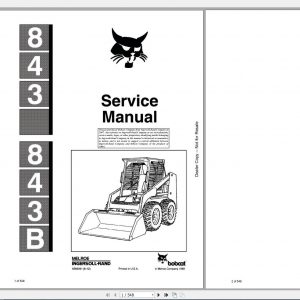 Bobcat Loader 843 Service Manual6566091 1
