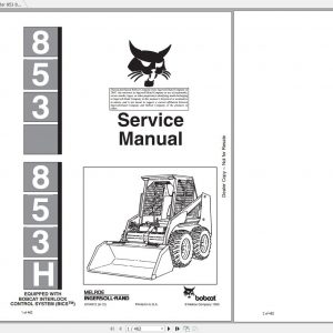 Bobcat Loader 853 853H Service Manuals 1