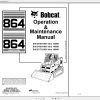 Bobcat Loader 864 Operation Maintenance Manuals 1