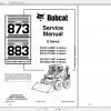 Bobcat Loader 873 883 Service Manuals 1