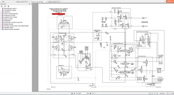 Bobcat Loader 873 883 Service Manuals 4