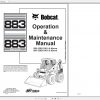 Bobcat Loader 883 7753 Operating Maintenance Manuals 1
