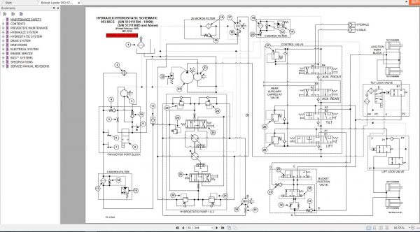 Bobcat Loader 953 Service Manual6724352 3