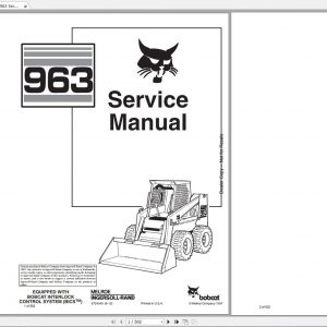 Bobcat Loader 963 Service Manuals 1