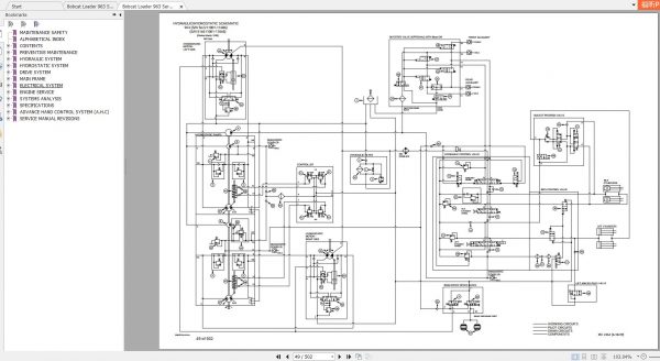 Bobcat Loader 963 Service Manuals 3