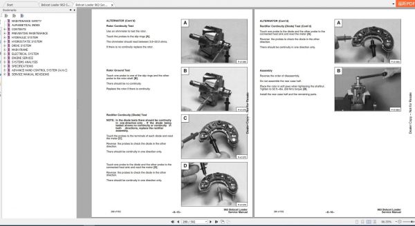 Bobcat Loader 963 Service Manuals 4