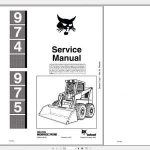 Bobcat Loader 974 975 Service Manual6556214 1