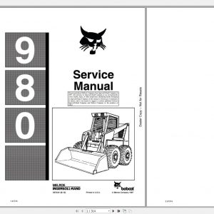 Bobcat Loader 980 Service Manual6570341 1