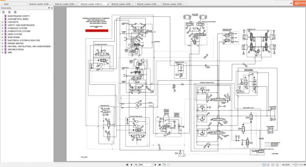 Bobcat Loader A300 Service Manuals 4