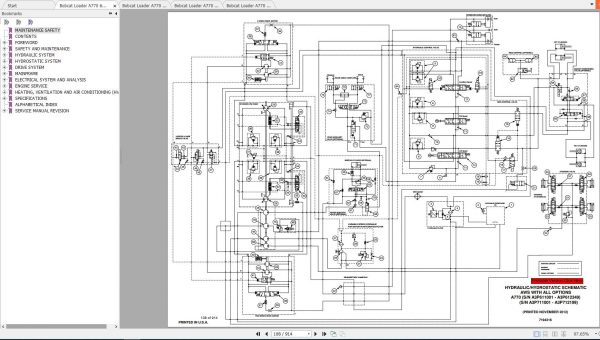 Bobcat Loader A770 Service Manuals 4