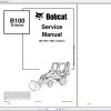 Bobcat Loader Bachkhoe B100 Service Manuals 1