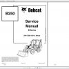 Bobcat Loader Bachkhoe B250 Service Manuals 1