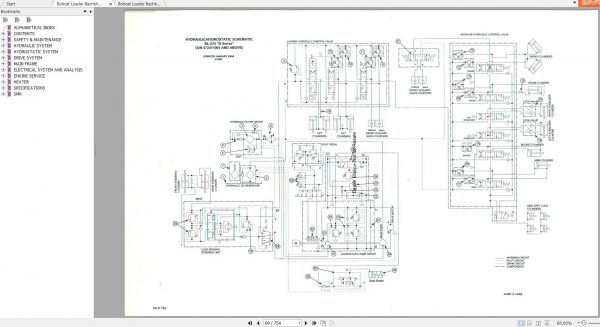 Bobcat Loader Bachkhoe BL275 Service Manuals 3