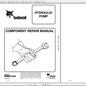 Bobcat Loader Componen Repair Manuals 1