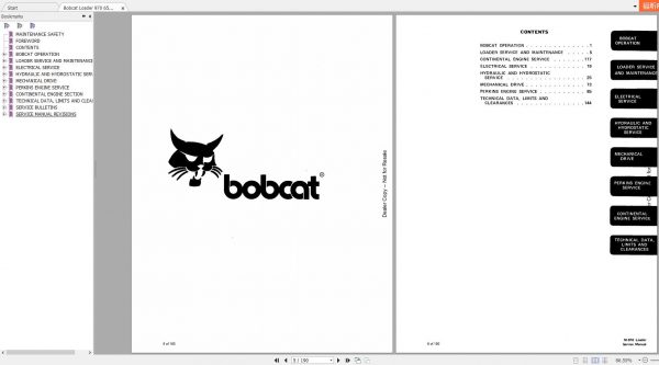 Bobcat Loader M970 Service Manual6545690 2
