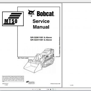 Bobcat Loader MT50 Service Manual6901510 1