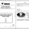 Bobcat Loader Operating Maintenance Manual Supplement 1