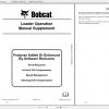 Bobcat Loader Operating Maintenance Manual Supplement 2