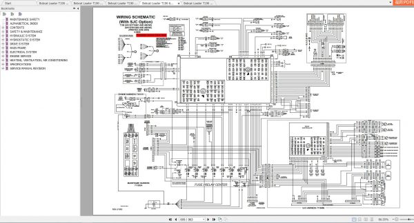 Bobcat Loader T190 Service Manuals 3