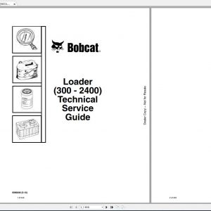 Bobcat Loader Technical Service Guides 1