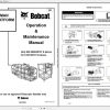 Bobcat Man Platform Operation Maintenance Manuals 1
