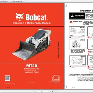 Bobcat Mini Loader MT55 Operaton Maintenance Manuals 1