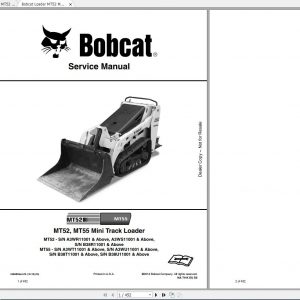 Bobcat Mini Track Loader MT52 MT55 Service Manuals 1