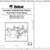 Bobcat Mower Operation Maintenance Manuals 1