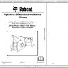 Bobcat Planer Operation Maintenance Manuals 2