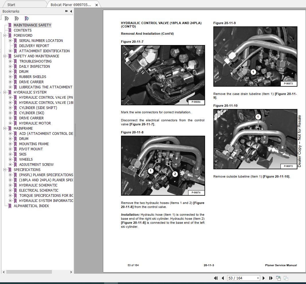 Bobcat Planer Service Manual6989705 4