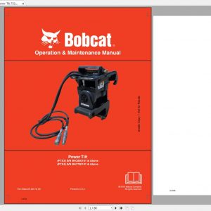 Bobcat Power Tilt Operation Maintenance Manuals 1